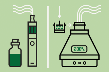 Vapoter et vaporiser le cannabis : quelle différence?