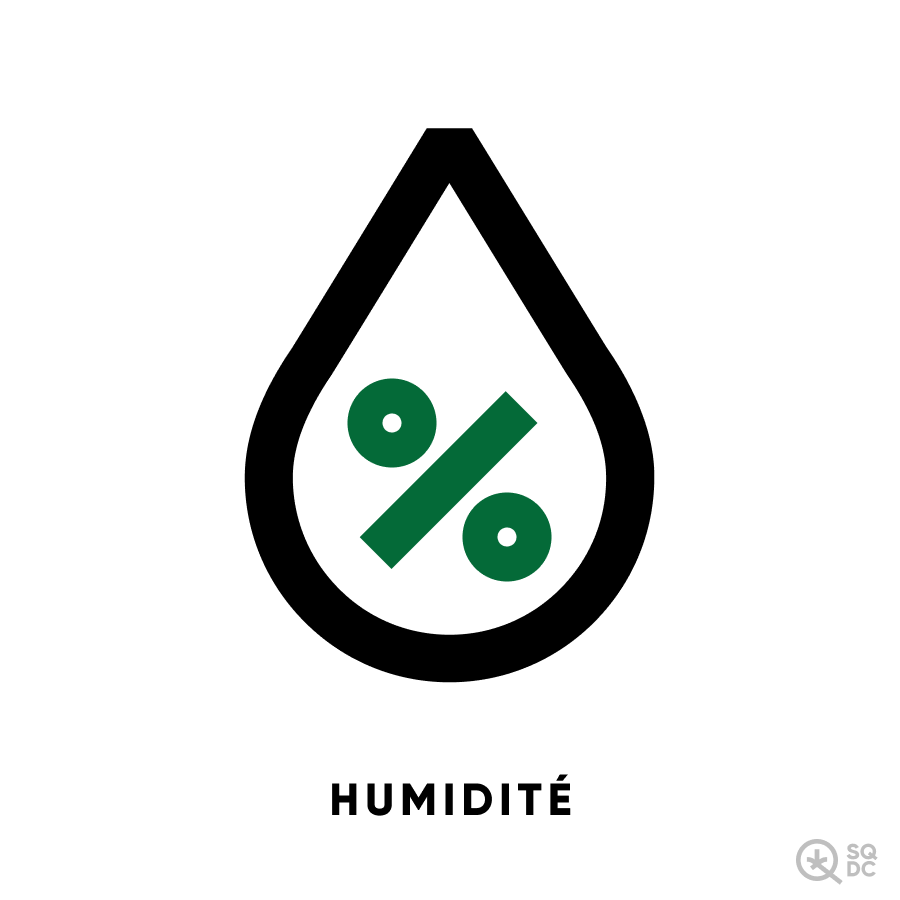 Taux d’humidité optimal à l’entreposage des vapoteuses situé entre 45 et 65 %.