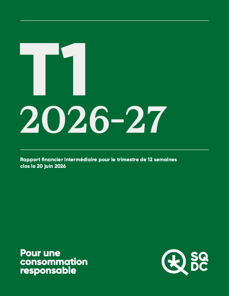 Rapport Financier T1 2026-27