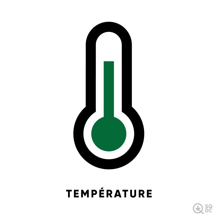 Température optimale à l’entreposage des vapoteuses située entre 15 et 21 degrés Celsius.